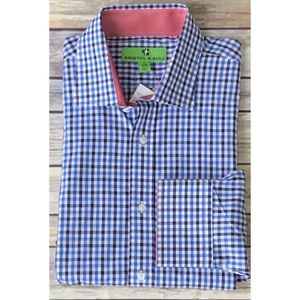 BRISTOL & BULL Fitted LS Button Front L 16/16.5